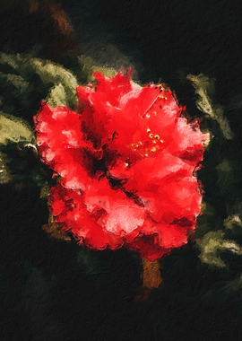 Abstract Flower Painting