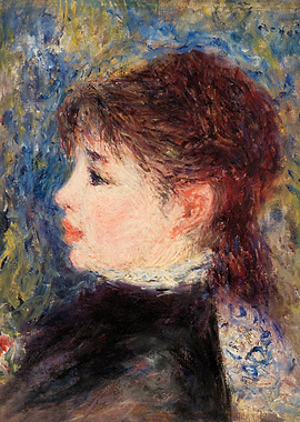 Young Woman with Rose