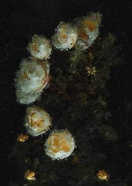 Abstract Flower Painting