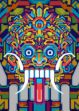 BARONG HEAD POP ART