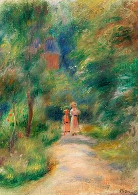 Two Figures on a Path