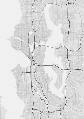 Seattle USA Map