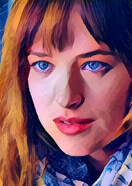 Blue Eyes Dakota Johnson