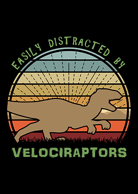 Velociraptor Distracted