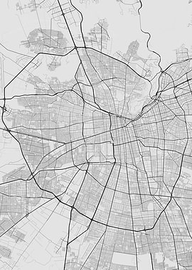 Santiago Chile Map