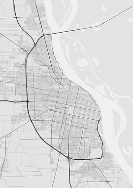 Rosario Argentina Map