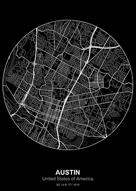 austin circle map