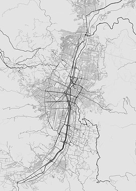 Medellin Colombia Map