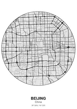 beijing circle map