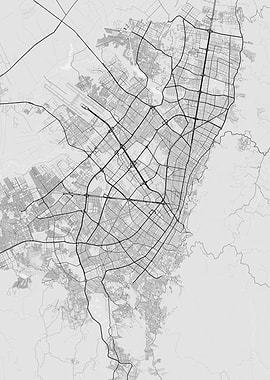 Bogota Colombia Map