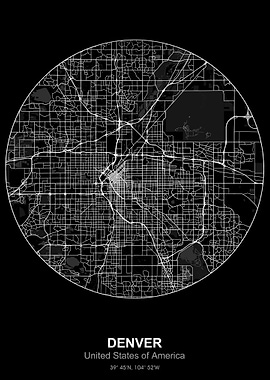 denver circle map