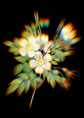 Prism White Candolle Rose