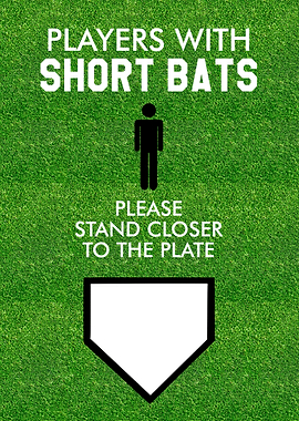 Funny Washroom Baseball