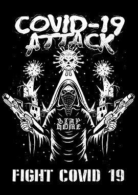 fight covid 19 poster