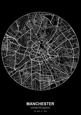 manchester circle map