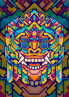 BARONG HEAD POP ART