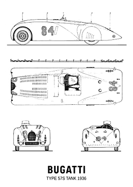 BNW Bugatti Type 57s tank
