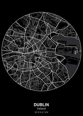 dublin circle map