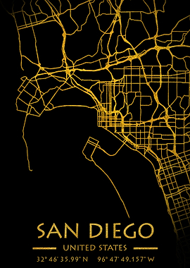San Diego City Map