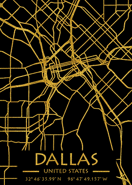 Dallas Texas City Map