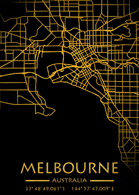 Melbourne City Map