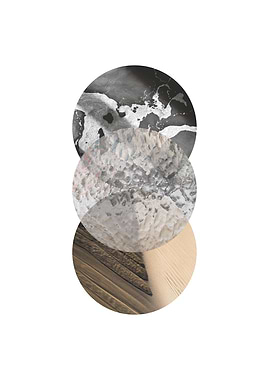 Sand Glass with Shadow