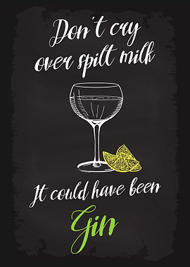 Dont cry over spilt milk