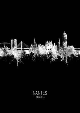 Nantes Skyline France