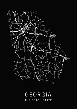 Georgia State Road Map