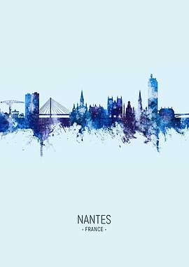Nantes Skyline France