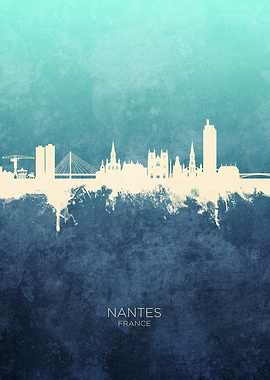 Nantes Skyline France