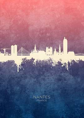 Nantes Skyline France