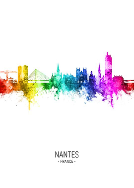 Nantes Skyline France