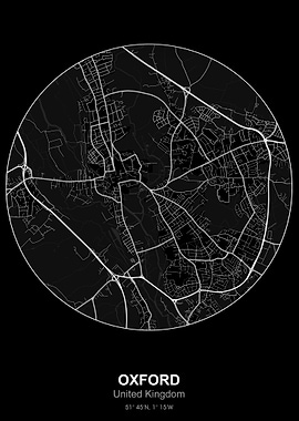 oxford circle map