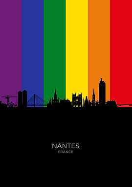 Nantes Skyline France