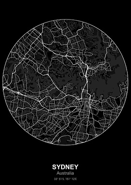 sydney circle map