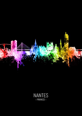 Nantes Skyline France