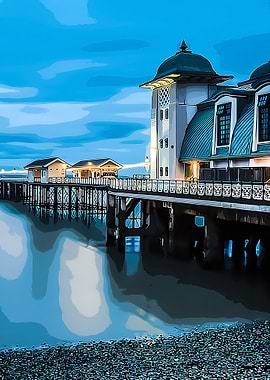 WOODEN STRUCTUR NEAR WATER