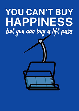 Happiness buy lift pass