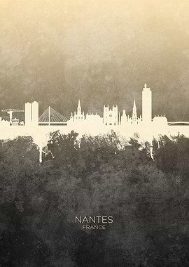 Nantes Skyline France