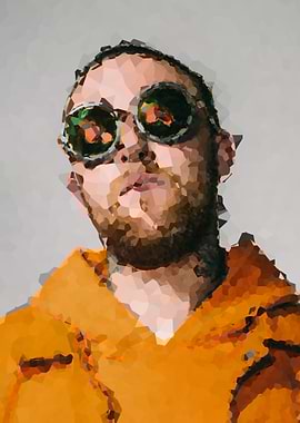 Mac Miller Low Poly Art