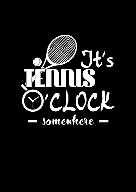 It Is Tennis Clock