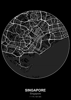 singapore circle map