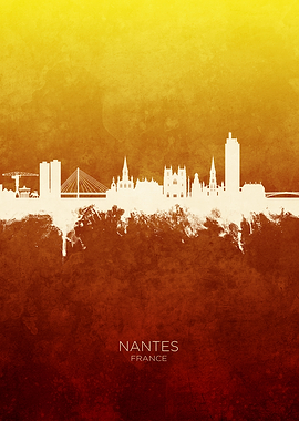 Nantes Skyline France