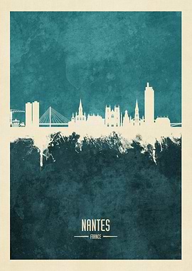 Nantes Skyline France