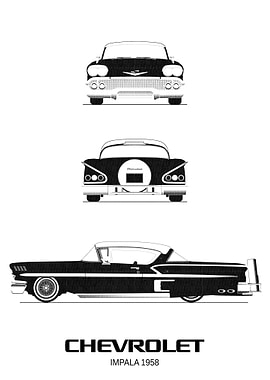 BNW Chevrolet Impala 1958