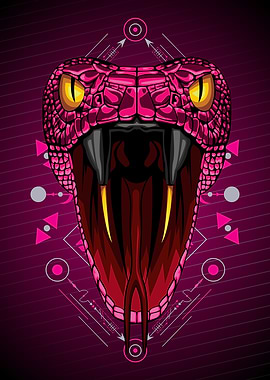 CUTE COBRA GEOMETRIC