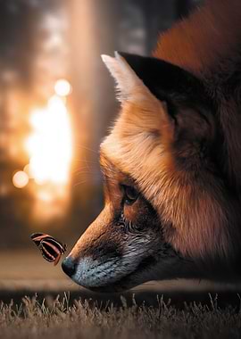 The Fox and Butterfly