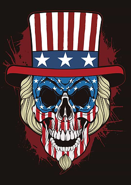 Uncle Sam Skull