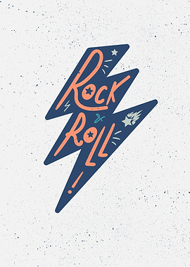 Rock and Roll Bolt Colored